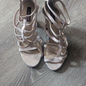 Strappy Open-Toe Women's Heels
